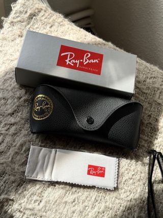 Gafas de Sol Ray-Ban Polarizadas Negras Naranja