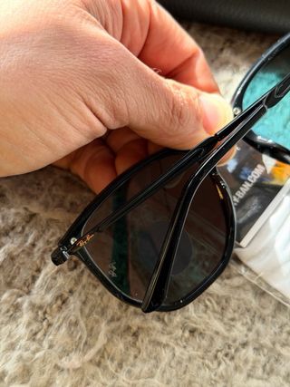 Gafas de Sol Ray-Ban Polarizadas Negras Naranja