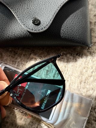 Gafas de Sol Ray-Ban Polarizadas Negras Naranja