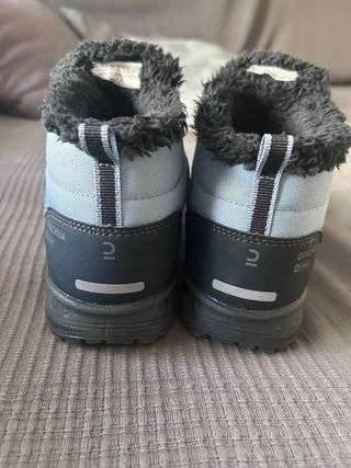 Botas de Nieve Niños Negro/Azul talla 30