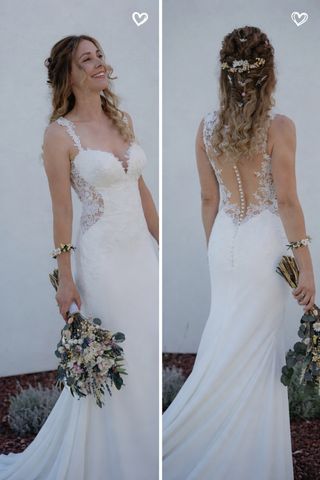 Vestido de Novia Encaje y Tul