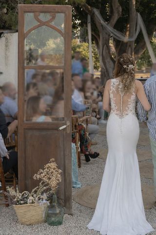 Vestido de Novia Encaje y Tul