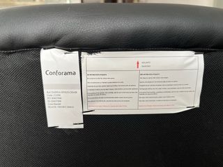 Silla de oficina negra y gris