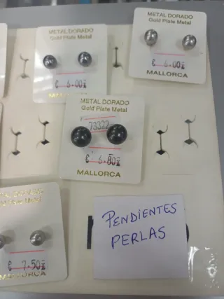 Pendientes Perlas Mallorca Dorados