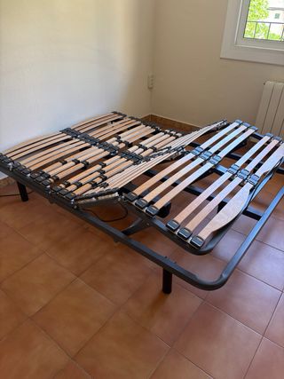 Cama matrimonio articulada eléctrica con