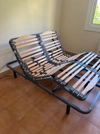 Cama matrimonio articulada eléctrica con