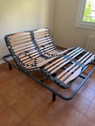 Cama matrimonio articulada eléctrica con