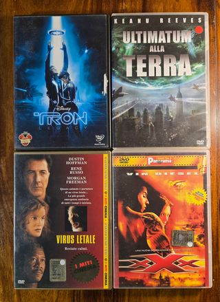 Lotto 20 DVD fantascienza horror Tarantino Tron