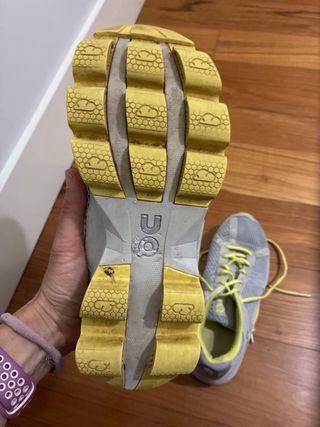 Zapatillas On Running Cloud Gris/Amarillo