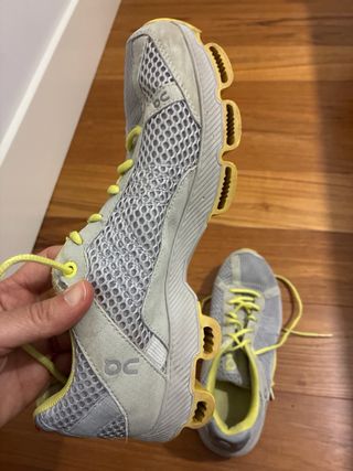 Zapatillas On Running Cloud Gris/Amarillo