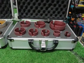 Set Frese Diamantate per Forare