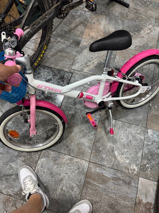 Bicicleta Infantil B'TWIN 16 Rosa