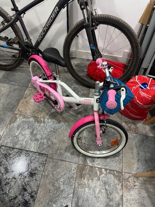 Bicicleta Infantil B'TWIN 16 Rosa
