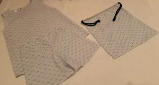 Conjunto pijama con bolsita niña