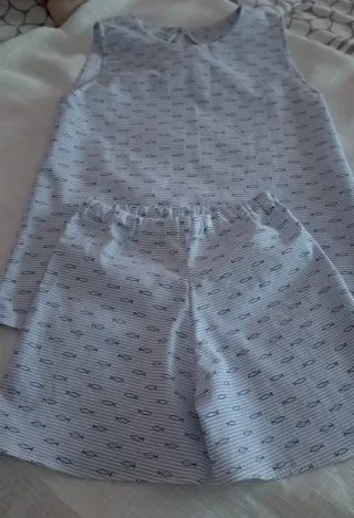Conjunto pijama con bolsita niña