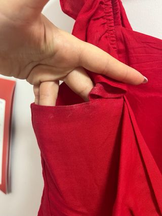 Vestido rojo Oysho talla L