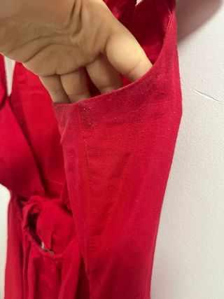 Vestido rojo Oysho talla L
