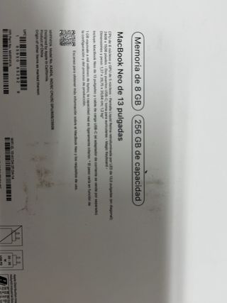 MacBook NEO 13” 8GB 256GB Azul