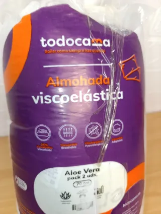 2 Almohadas Viscoelásticas