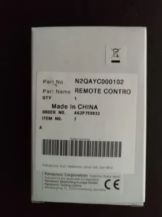 Mando Barra De Sonido Panasonic-( Nuevo Original)-