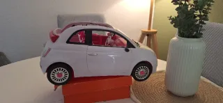 Coche Barbie Rosa y Blanco