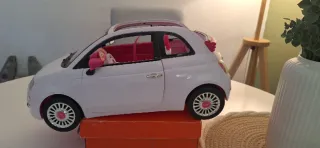 Coche Barbie Rosa y Blanco