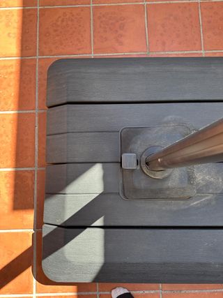 Parasol Excéntrico Naterial 280x390 cm Beige