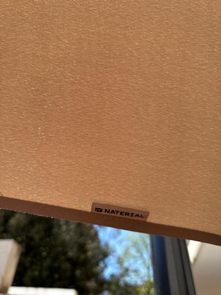 Parasol Excéntrico Naterial 280x390 cm Beige