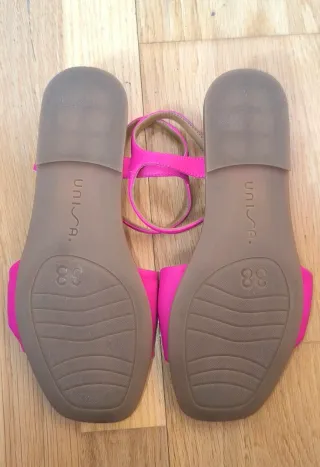 Sandalias Unisa Mujer Talla 38 Fucsia