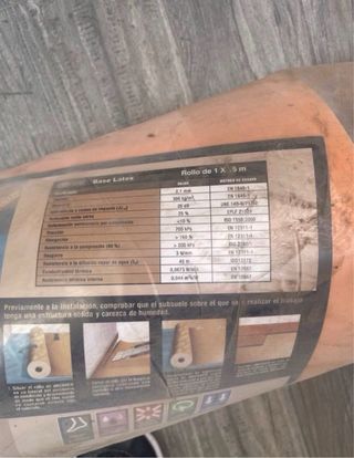 Rollos base aislante suelo laminado