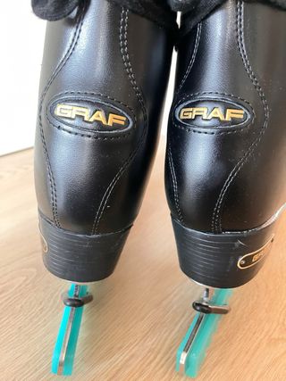 Pattini da ghiaccio Graf 500 neri taglia 44