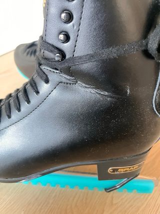 Pattini da ghiaccio Graf 500 neri taglia 44