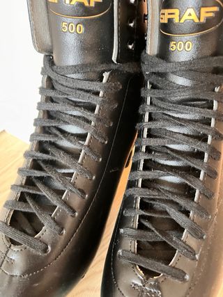 Pattini da ghiaccio Graf 500 neri taglia 44