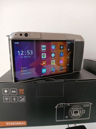 Cámara YONGNUO YN455 4K Android + YN25mm F1.7 M4/3