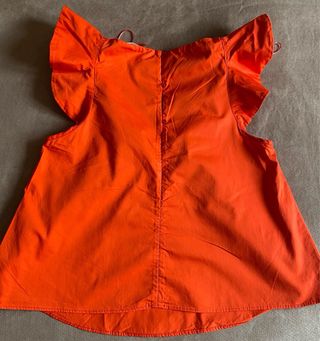 Blusa Zara Coral Talla XS