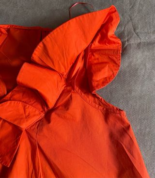 Blusa Zara Coral Talla XS