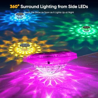 Luci solari per piscina RGB