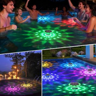 Luci solari per piscina RGB