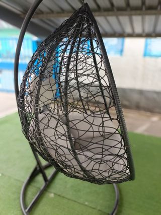 Silla Colgante / Mecedora Gris