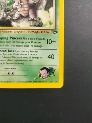 Carta Pokémon Giovanni's Pinsir 24/132