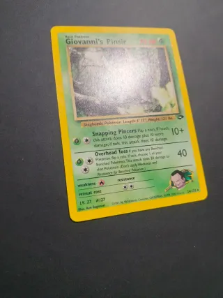 Carta Pokémon Giovanni's Pinsir 24/132