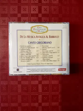 CD Canto Gregoriano - Gran Enciclopedia Música