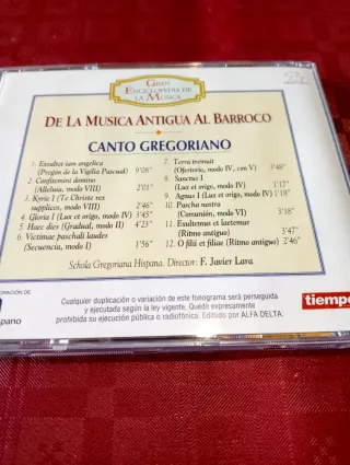CD Canto Gregoriano - Gran Enciclopedia Música