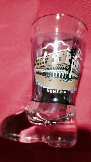 Set 5 Bicchierini Liquore Stivali Venezia Vintage