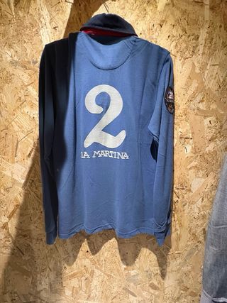 Polo La Martina Azul Talla S