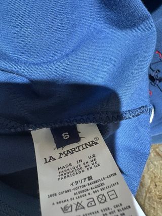 Polo La Martina Azul Talla S