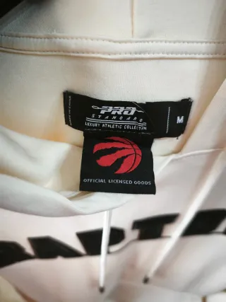 Sudadera Beige con Logo Toronto Negro