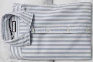 Camisa El Ganso Rayas Azul y Blanco Talla XL