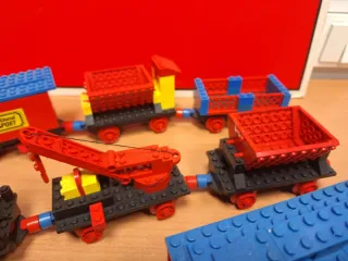 LOTE DE TRENES LEGO 180/181/724/726 AÑOS 70