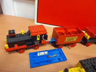 LOTE DE TRENES LEGO 180/181/724/726 AÑOS 70